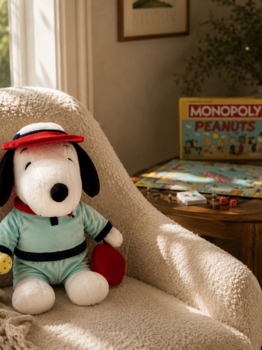 Pickleball Snoopy Summer CVS 2024 Peanuts 11" Plush NEW!